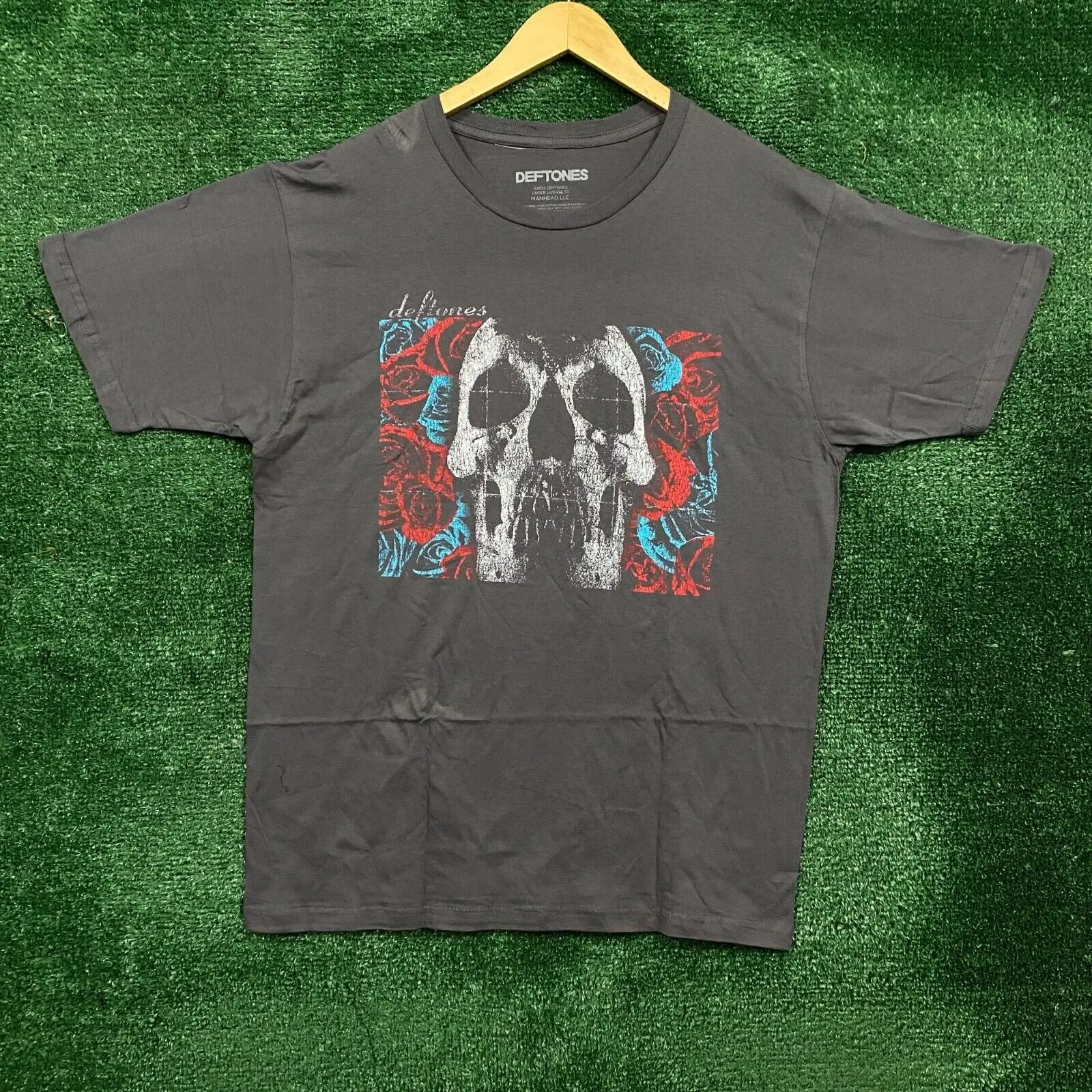 Deftones Self Titled Album Nu Metal Band T-Shirt Taglia Extra Large