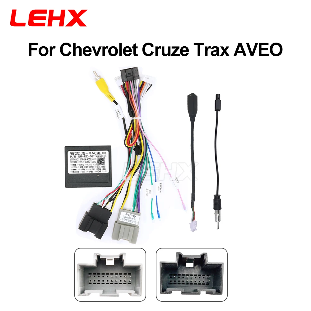 Radio Wire Harness For Chevy Cruze, Terrain, Equinox (2011-2015) – Aftermarket Stereo Installation, 1-Year Warranty