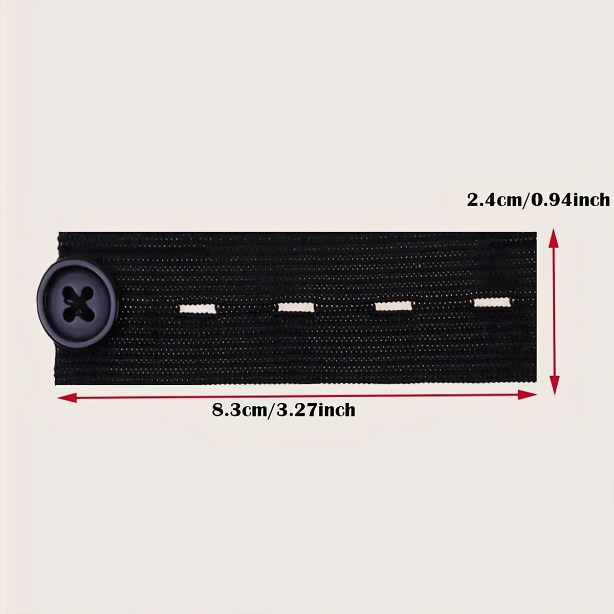 Waist Extender Button Elastic Waist Extenders Adjustable Waistband Expanders for Men and Women Jeans Pants Button Extenders