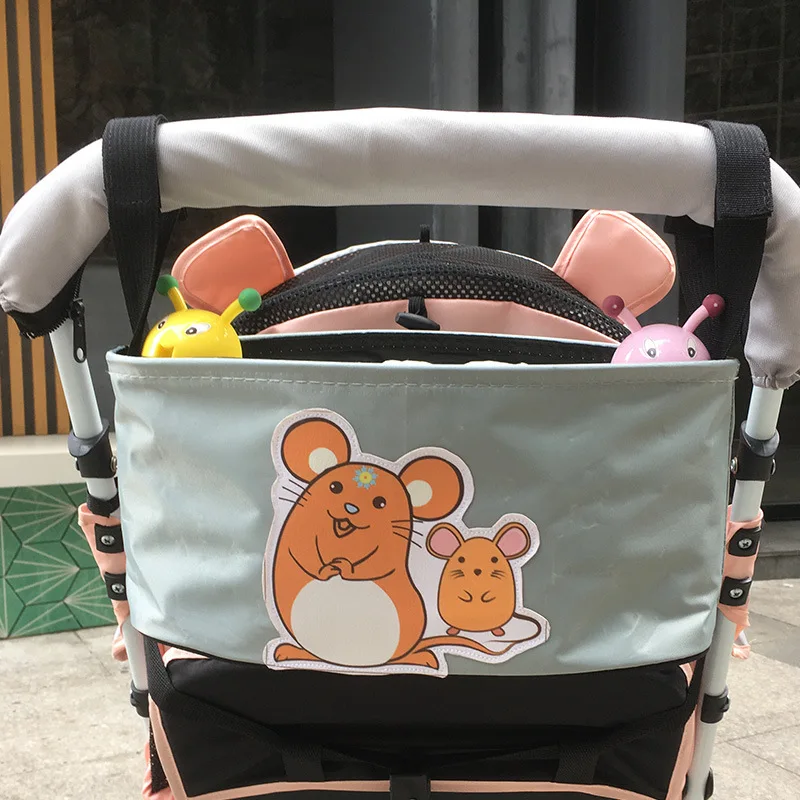 

Creative Cartoon Baby Stroller Hanging Bag Waterproof Multifunctional Maternity Mother Baby Stroller Bags Organizer Travel Bag