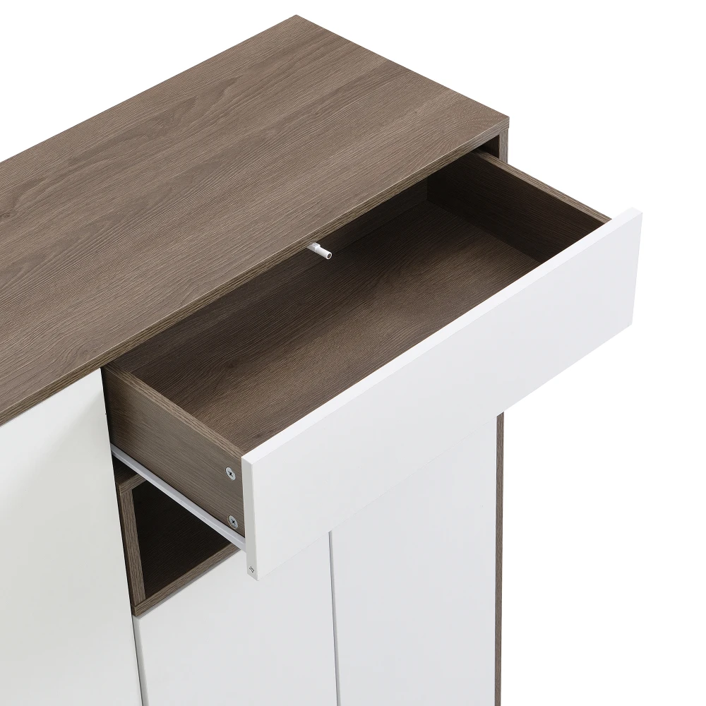 PINGGO Schuhaufbewahrungsschrank, Schuhschrank mit gepolstertem Sitz, verstellbare Regale, vielseitige multifunktionale Schuhaufbewahrung für den Flur – Detail 38