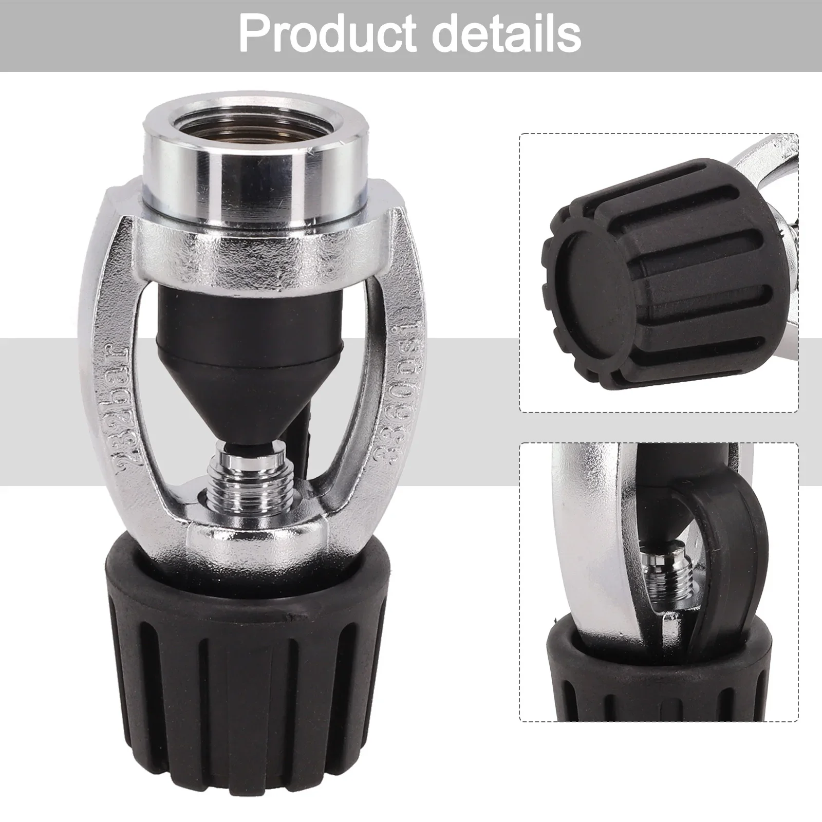 Scuba Diving For Din to Yoke Adapter Convert For Din 1 Stage to Yoke Tank Dust Cap Included Keep Your Gear Secure