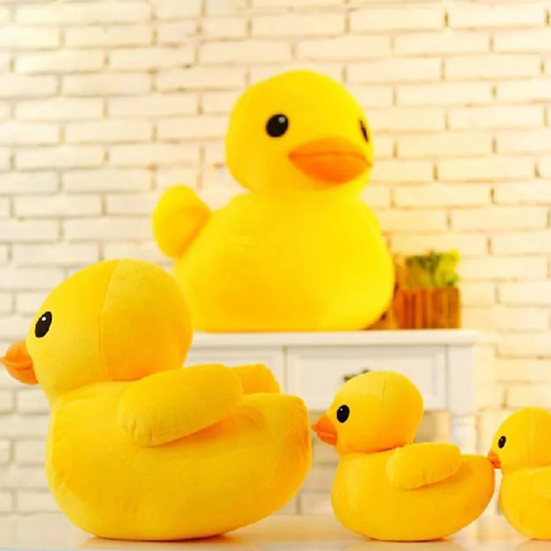 Big Yellow Duck Mini Plush Dolls Toy Cute Soft Cartoon Stuffed Animal Toys Birthday Gifts for Children Kids Baby festival Girl