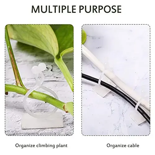 Plant Climbing Self-Adhesive Wall Vines Tools Fixture Plant Wall Fixture Clips Fixed Buckle Hook for Home Garden Sticky