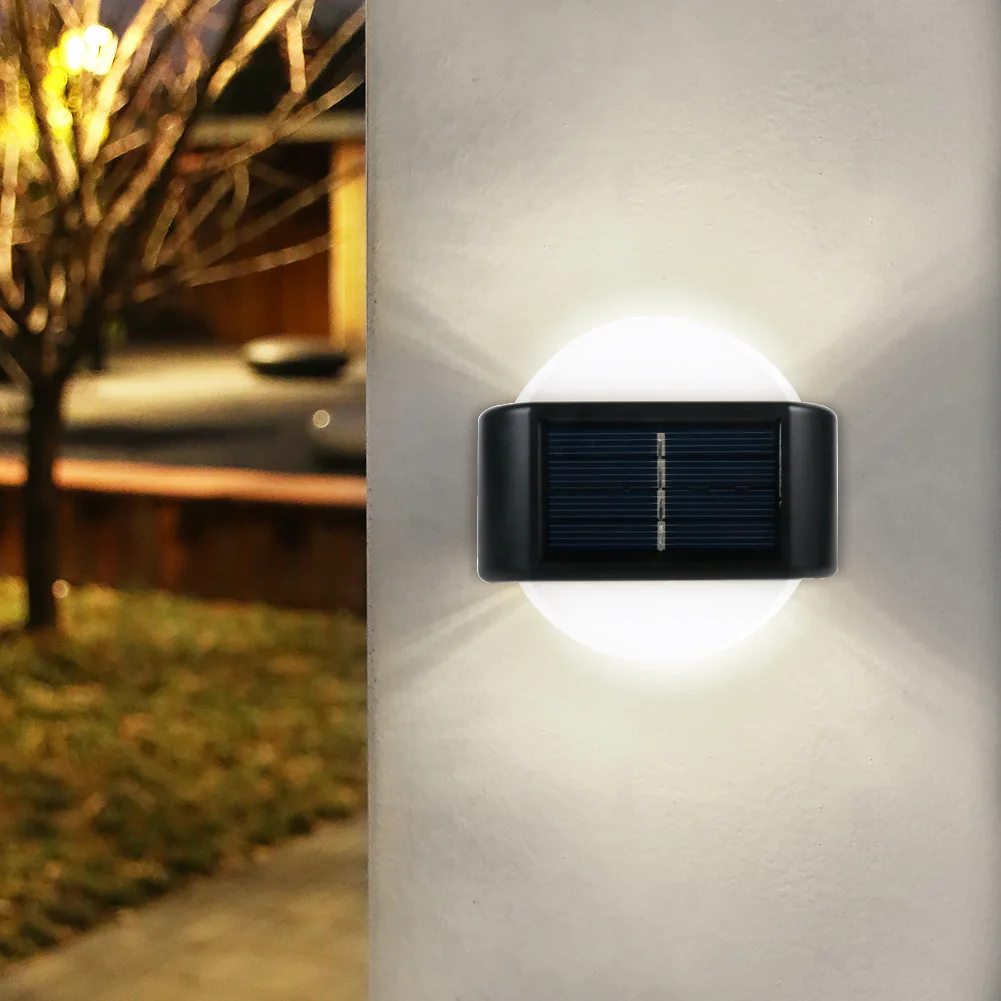 3PCS Kit LED Solar Wall Lamp 5W Outdoor Waterproof Safety LED Lighting Solar Charging Environment Protection EnergyConservation dc500v 2in 2out pv combiner box solar system safety dc boxes