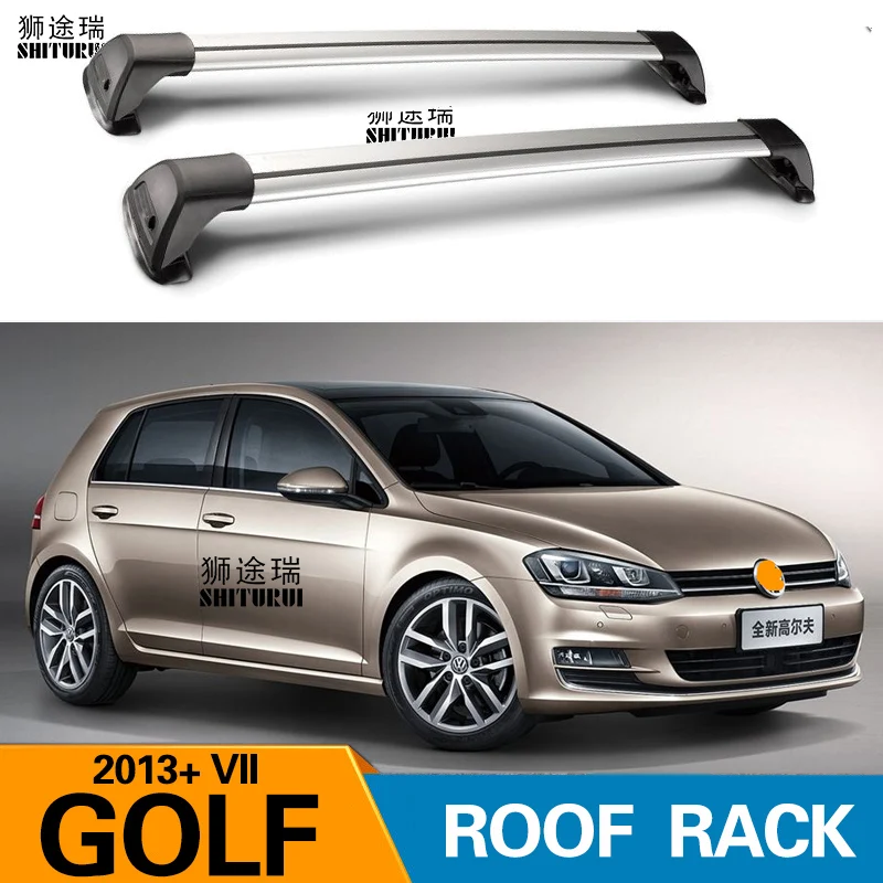 2 Pcs For Volkswagen Golf 6 7 R Tdi 2013+ 2018 2008 Roof Bar Car
