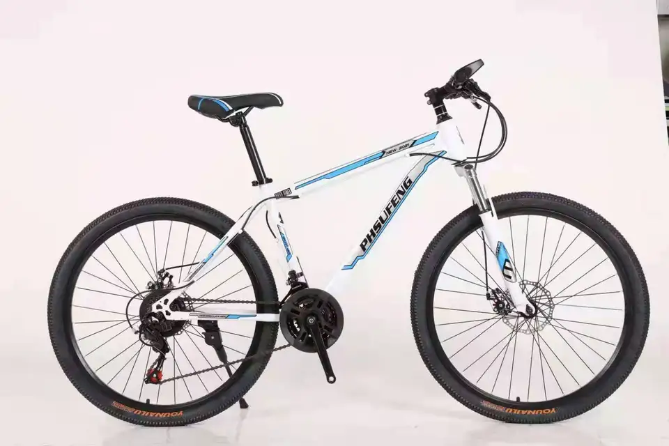 Vélo Avec Gros Pneu VTT 26 Pouces Cadre Acier 21 Vitesses