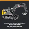 RC Truck Remote Control Excavator Toy 15-Channel 13-Channel Alloy Kid Simulation Crawler Engineering Vehicle Model Children Toy 6
