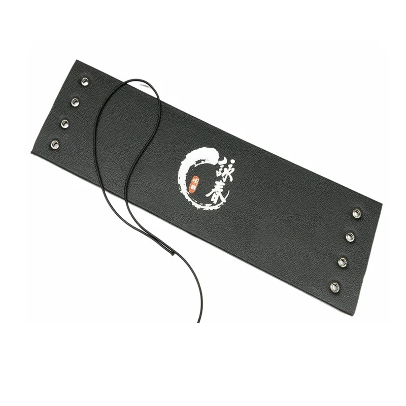 Wooden Dummy Pads Hands Exercise Equipment Elastic Band PU Leather Protective Pad Wing Chun Professional Martial Arts Durable