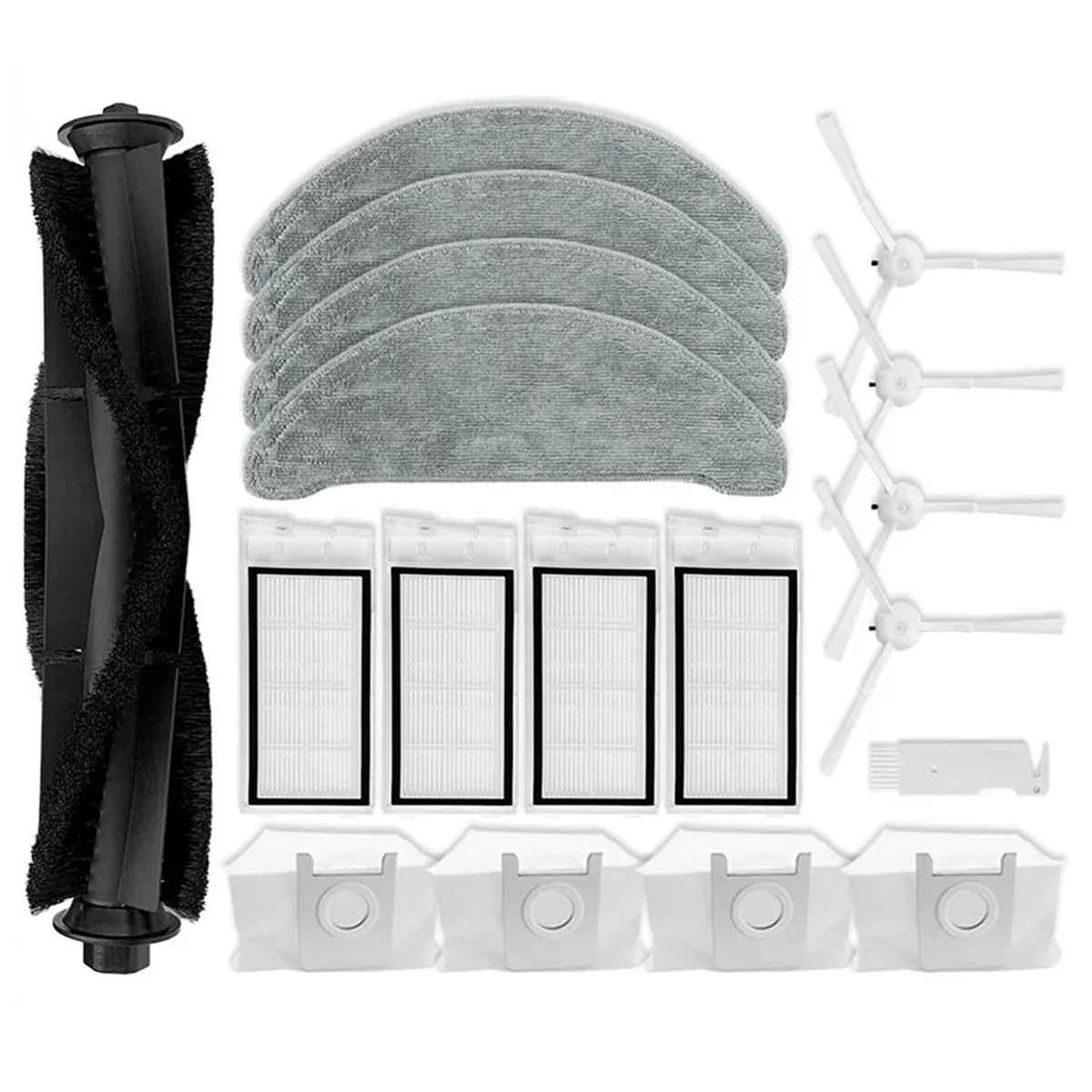 

Для XCLEA H30 Plus / H40 Plus Робот Запчасти для пылесоса основная боковая щетка Hepa фильтр Швабра тканевые пылесборники