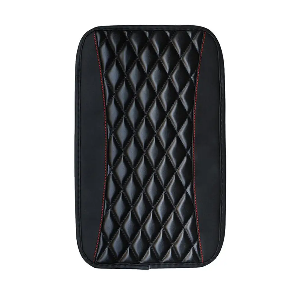 Auto Armrest Cushion Cover Leather Center Console Box Padding Soft Arm Universal Rest Interior Pad Car Car Protector Access J7E3