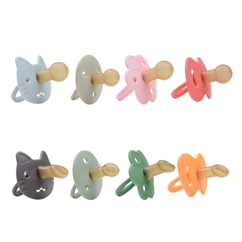 

Baby Silicone Pacifier Flower Cat Pacifiers Bibs Pacifier for Newborn Infant Baby Girls Boy