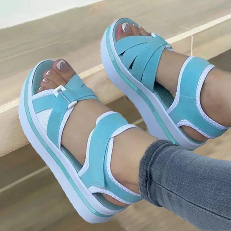 Summer Women Sandals Open Toe Soft Wedge Footwear Female Women's Orthopedic Sandal