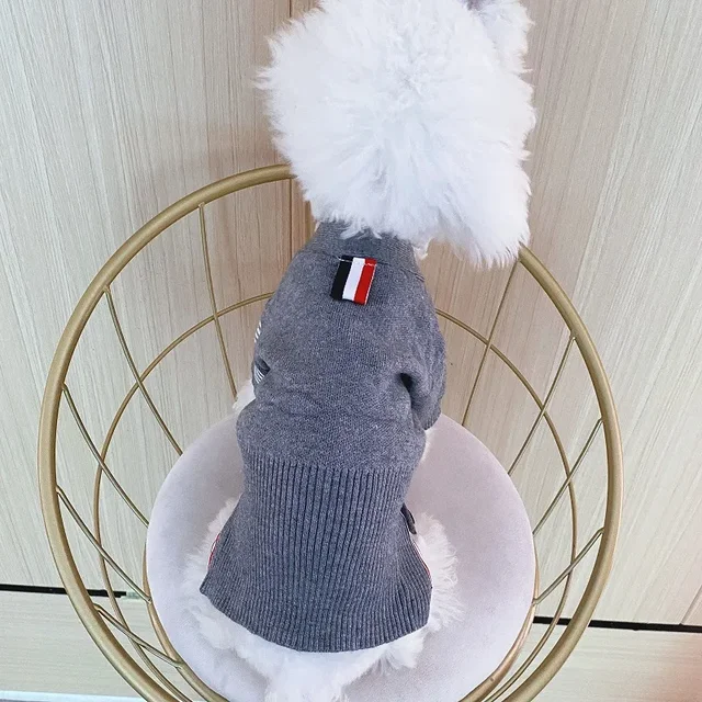 Trendy Knit Sweater Cardigan Dog Clothes Bear Shaped Cat Clothes From Cross-border Factory Wholesale Pet Clothing 3