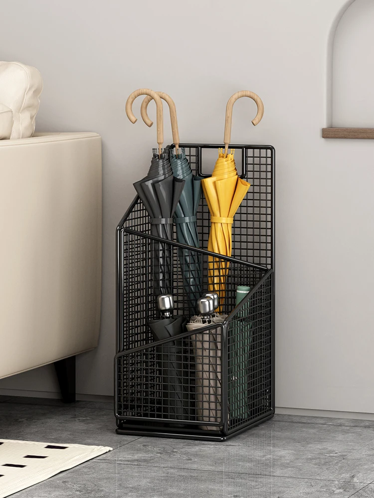 Simple Metal Hollow Drainpipe Frame Indoor Support Umbrella Home Creative Storage Treasure 우산걸이