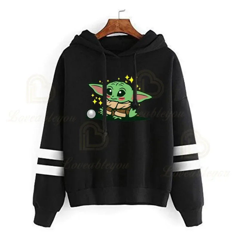 Bluza z kapturem dla chłopców Dis Mandalorian bluza z kapturem Baby Yoda Adults na nastoletnie dziewczyny odzież męska damska bluza z kapturem