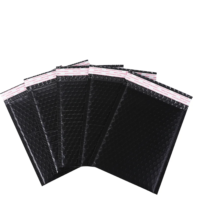 Minimum order of 50 pieces self-adhesive black bubble bag storage bag thickened express packaging printing