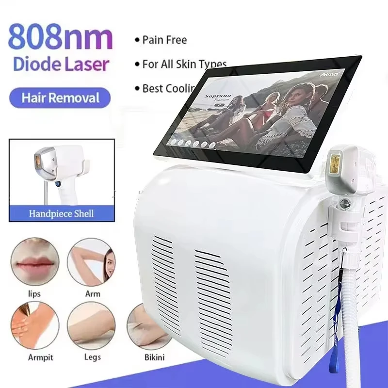 Laser hair removal Professional Portable 4000w Soprano Titanium Diode Laser Hair Removal Machine High Power Alexandrite Laser 808nm 755nm 1064nm laser hair removal,hair removal tool