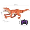 TEMI large RC Dinosaur Toy For Kids. Simulated T-rex With Spray, Light/sounds. Electric Walking. For 3-7-year-olds. 2