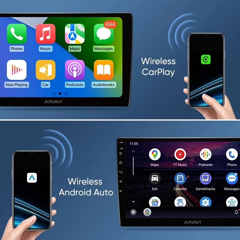 Autoradio Android 15 Pour Renault Clio 3 (2005-2014) - Écran 9" Tactile, Qualcomm 8 Cœurs, CarPlay/Android Auto Sans Fil, DSP, Caméra Recul - 2