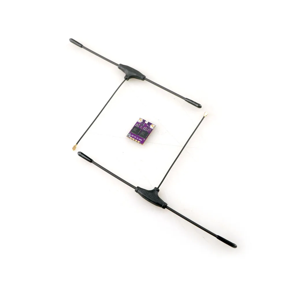 HappyModel DUAL RX ELRS разнесенный приемник 2,4G ELRS TX модуль ExpressLRS ELRS приемная антенна для радиоуправляемого самолета FPV гоночный дрон thumbnail 2