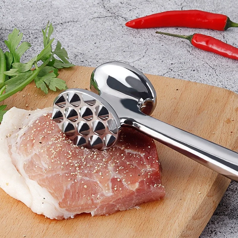 1pcs Hit The Meat Hammer Double-Sided Loose Meat Hammer Pork Steak Fluffy Tender Mince Hammer Creative Kitchen Tools Kitchen 1pcs Hit The Meat Hammer Double-Sided Loose Meat Hammer Pork Steak Fluffy Tender Mince Hammer Creative Kitchen Tools Kitchen