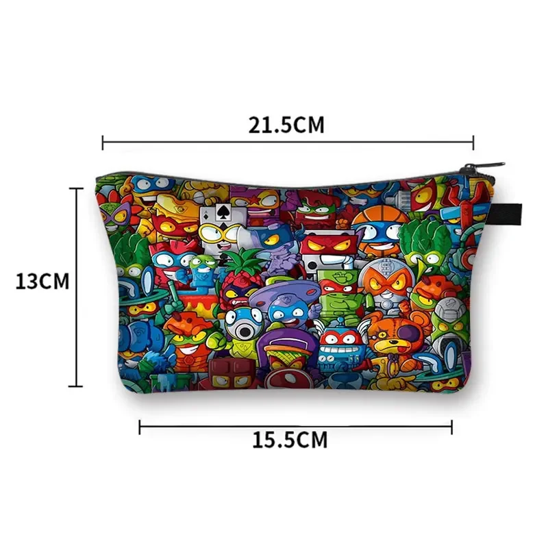 Printed Girls Fashion Cosmetic Case Travel Portable Makeup Shopping Environmental Protection Foldable Lipstick Bag makeup organizer cosmetic bag cosmetic storage bag toiletry bag makeup bag cosmetic case