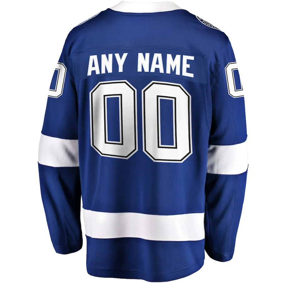 Embroidery Tampa Bay Hockey Jersey Men Women Youth Ice Hockey Uniform