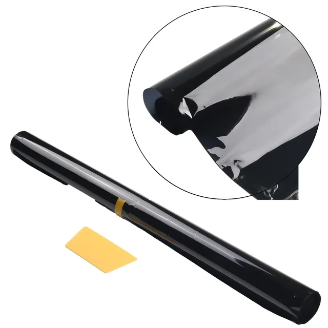 50x100cm 15% VLT Car Window Tint Film Glass Sticker Sun Shade Film For Car UV Protector Foils Sticker Films With Free Scraper 5