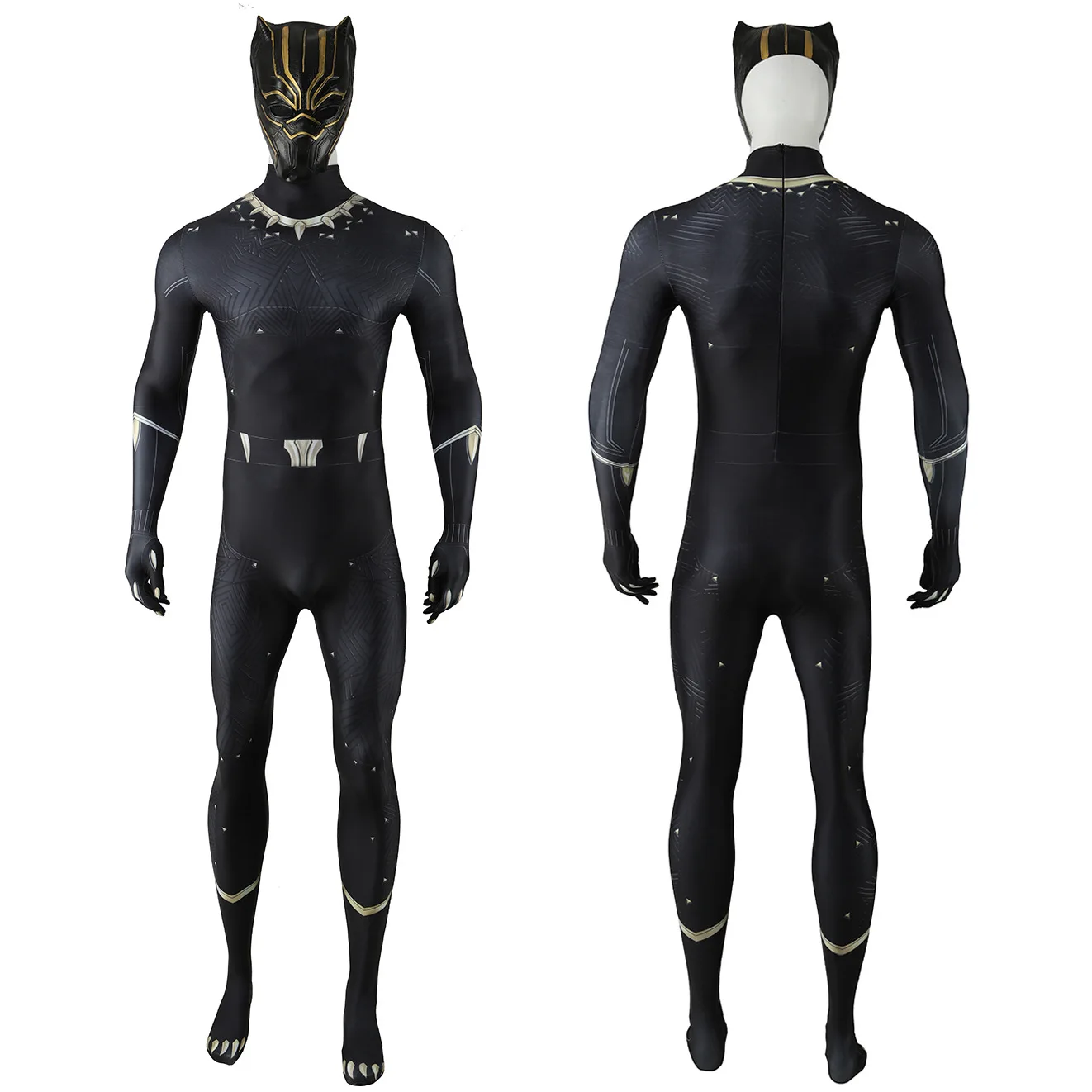 Black Panther: T'Challa | Marvel-Inspired Black Panther Cosplay Bodysuit 26 Marvel-Inspired Black Panther Cosplay Bodysuit for Adults and Kids