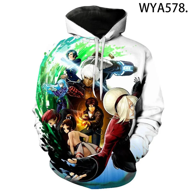 

New Fashion Casual Boy Girl Kids The King Of Fighters Printed 3D Hoodies Streetwear Pullover Men Women Children Sweatshirts Tops