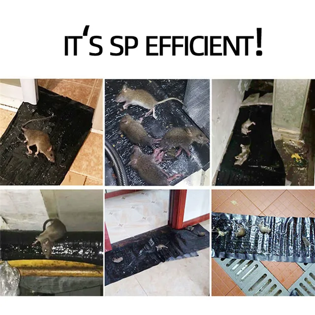 Szuper Erős Ragacsos Egér Tábla 120X28Cm Nagy Méretű Egércsapda Ragasztó Patkány Nem Mérgező Környezetbarát Háztartási Kártevő Gyilkos Eszköz - Image 3