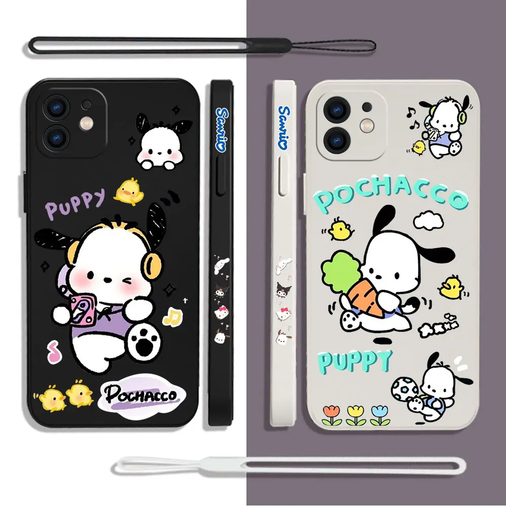 QoKcoahn Custodia per iPhone 12/12 Pro,Bracke Pink Butterfly Carino 3D Kawaii Casi Divertente Cartoon Cover con portachiavi Soft Silicone Gel Custodia di Protezione Goccia per iPhone 12/12 Pro