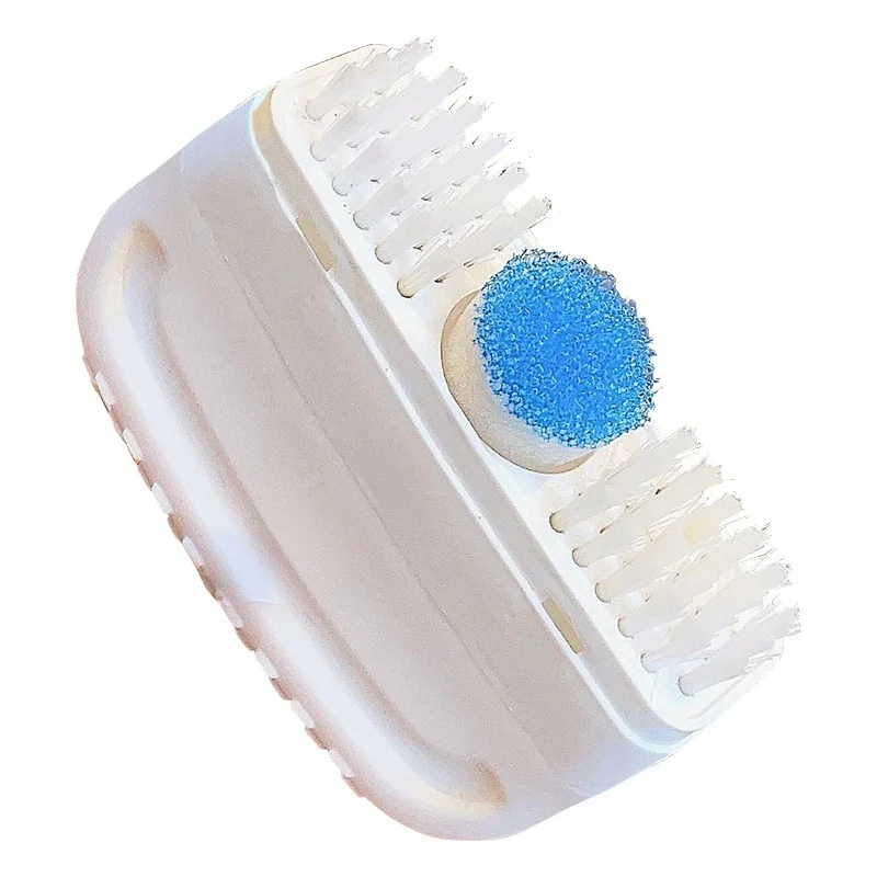 White Shoe Cleaner Free Brush Shoe Cleaning Magi c Cleaning Foam Stain Removing Yellowing Brush Shoe Edge Dry Cleaning Brush 6