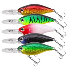 7.5cm7.8g Fishing Lures Floating Minnow Simulation Fishing Bait With Ringing Beads