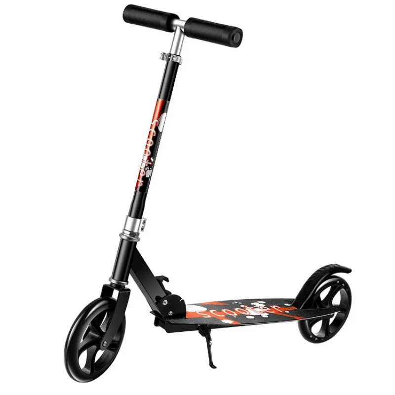 Foldable Scooter for Kid Teen Adult All Iron 200mm Big Wheel City To Work Campus Foot