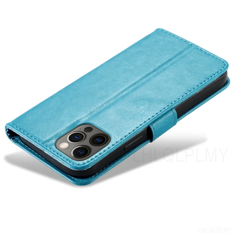 Luxury Leather Flip Wallet Phone Case Cover