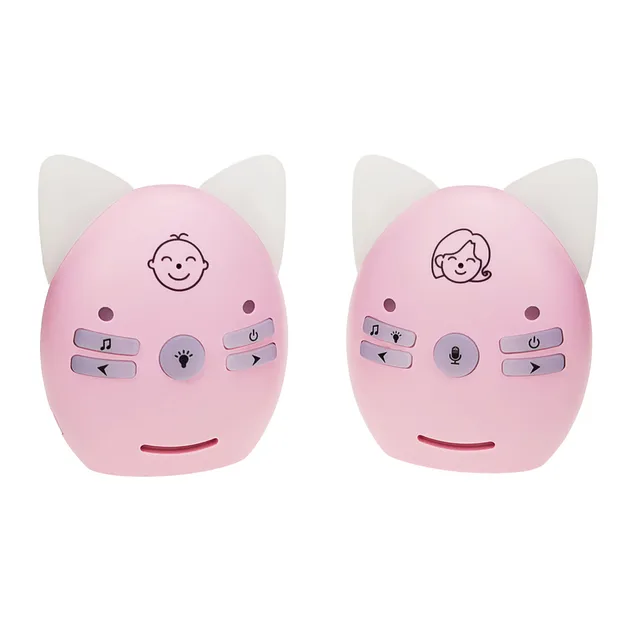 2.4Ghz Wireless Voice Intercom Baby Monitor Audio Sender Reciever AAA Battery Power 2