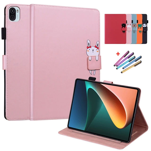 Funda de tableta para Xiaomi Pad 5 y 6, carcasa con tapa de dibujos  animados para