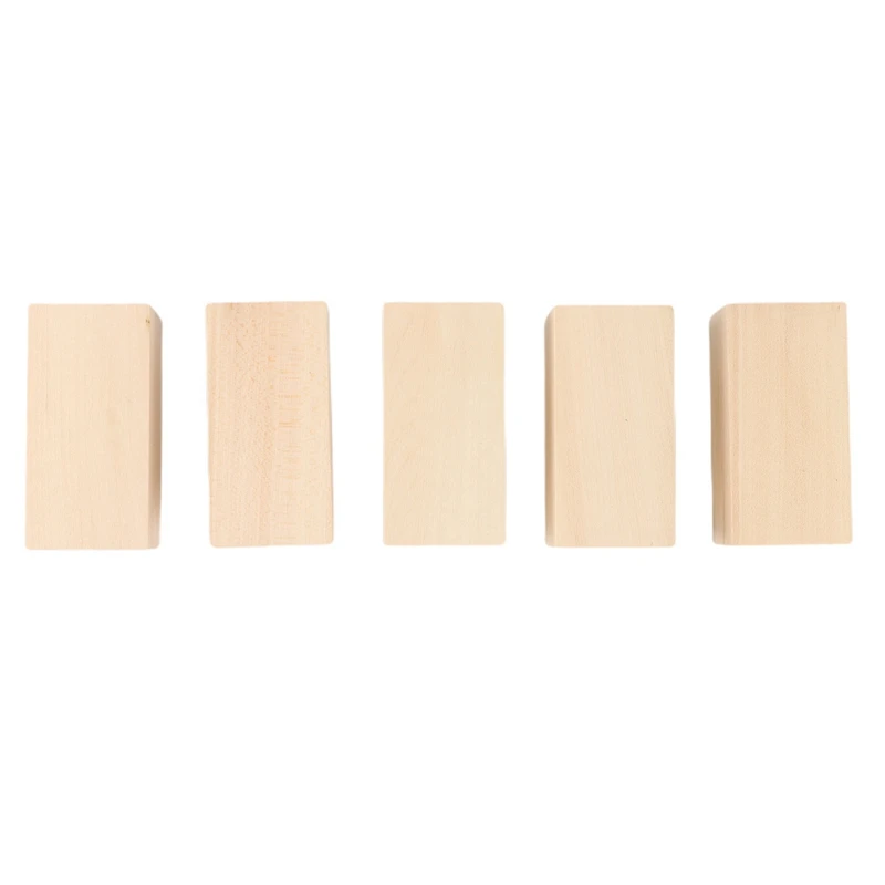 Y17A 10Pack Basswood Carving Blocks Kit Whittling Blanks Beginners Unfinished Wood Whittling Blocks Carving Block Kit(5L+5S)