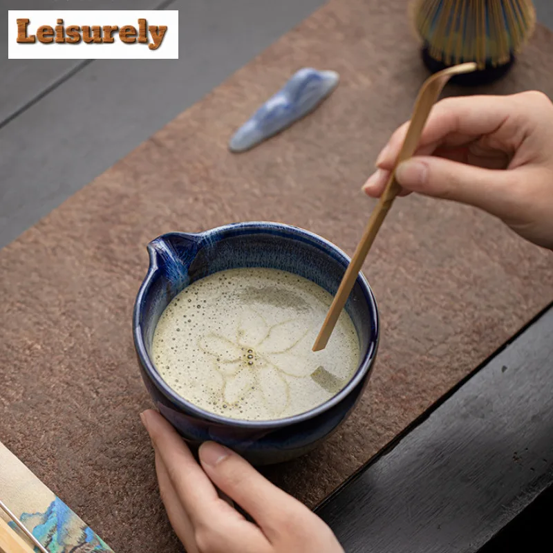 Wire Drawing Tea Set Complete Set Matcha Beater Japanese Matcha Set Kit Green Tea Powder Tea Soaking Tea Holder Matcha Tool Set