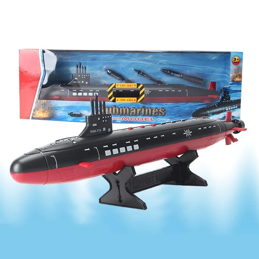 Simulated Military Nuclear Submarine Torpedo Model with Light Sound Boat Cruiser Destroyer    Toys Boy