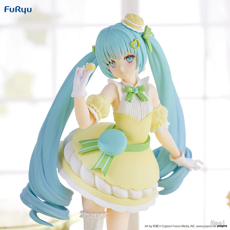 Фото Оригинальная оригинальная Подлинная игрушка FuRyu sweetsweet серии Hatsune Miku 21 см, Подлинная Коллекционная модель, анимационный персонаж, экшн-игрушка №3
