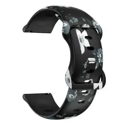 Silicone 20mm Smartwatch Replacement Wristband Strap for Forerunner 645 245 (H)