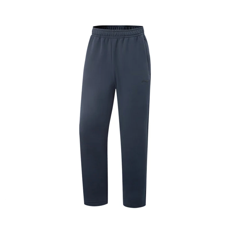 Casual Sports Pants Li-Ning Men Training Pants Regular Fit 55.2%Cotton 44.8%Polyester Comfortable LiNing Classic Fitness Trousers AKLV061