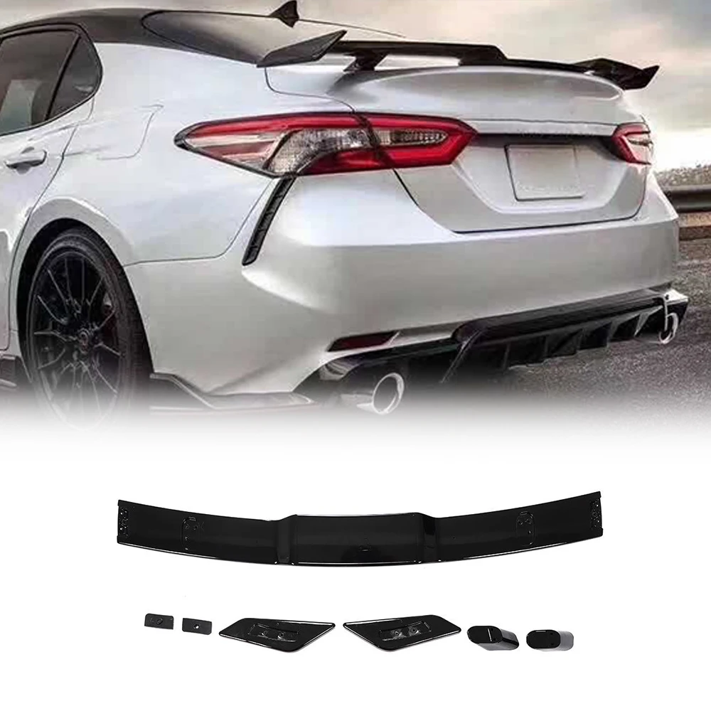 

Car Rear Trunk Spoiler Wing for Toyota 8th Gen Camry LE SE XLE XSE 2018-2020 Rear Spoiler Boot Wing Lip Spoiler ABS Gloss Black