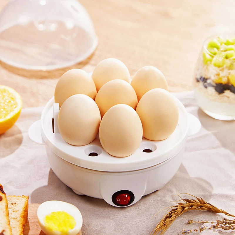 Portable Electric Egg Boiler 7/21 Eggs Three Layers Automatic Mini Steamer Kitchen Cooking Tools