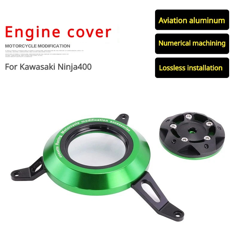 

For KAWASAKI NINJA400 Z400 2017 2018 2019 2020 2021 Motorcycle Engine Stator CNC Engine Protective Cover Guard Protectors