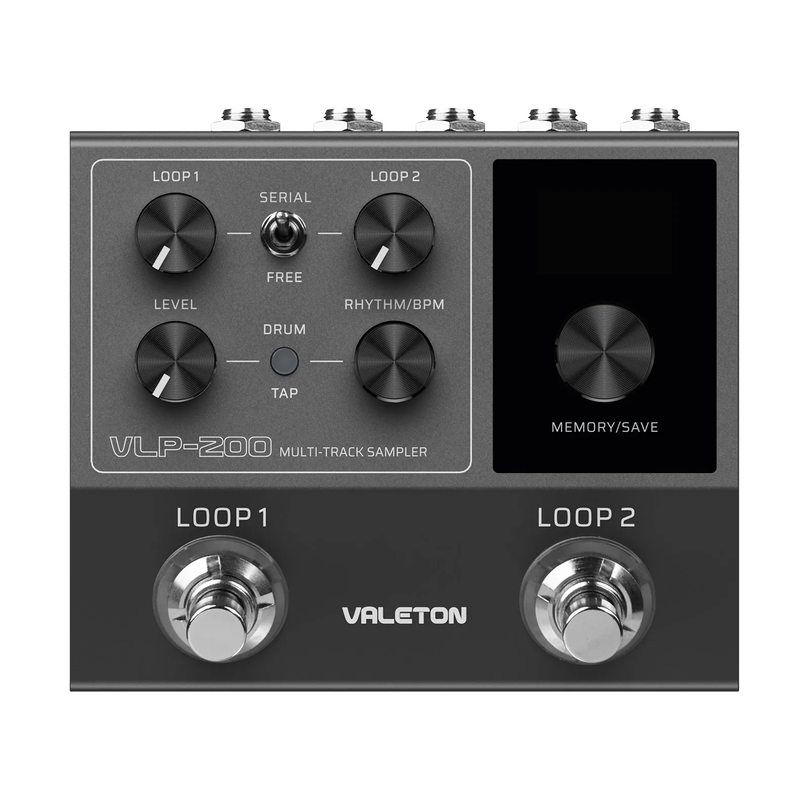 Dual Track Stereo Looper Pedal for Guitar,Bass,Keyboard,Vocals Drum Machine 99 p