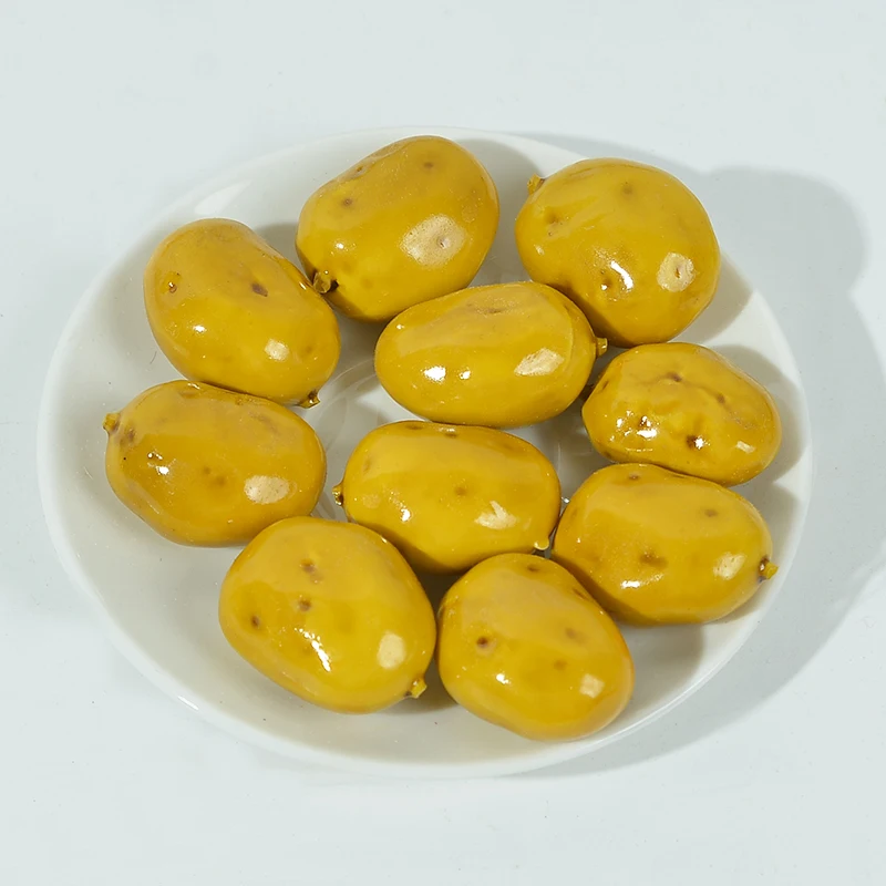 3CM Berries Artificial Plastic Stamen Pearlized 10/30Pcs Home Party Wedding Decoration Simulation Vegetables Fake potato food model food photography props vegetable ornaments